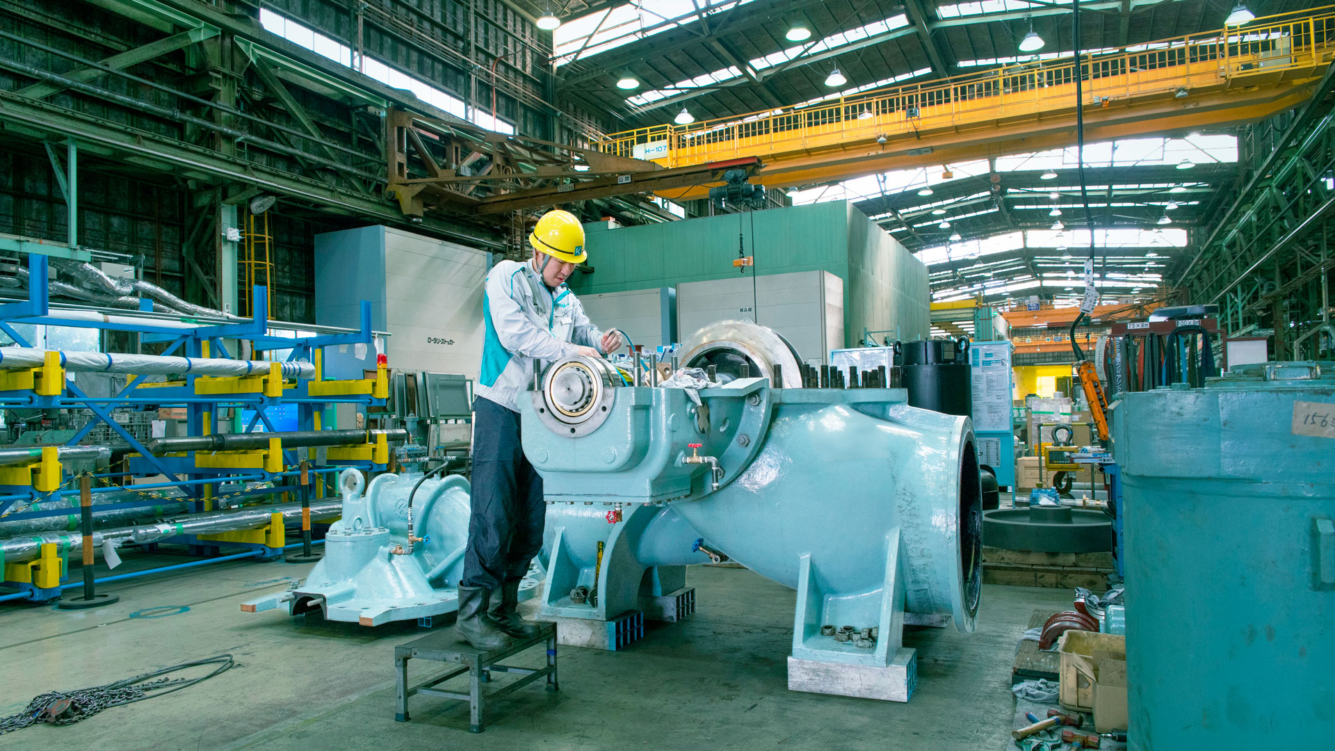 〈現場レポート〉 ポンプの総合メンテナンス工場